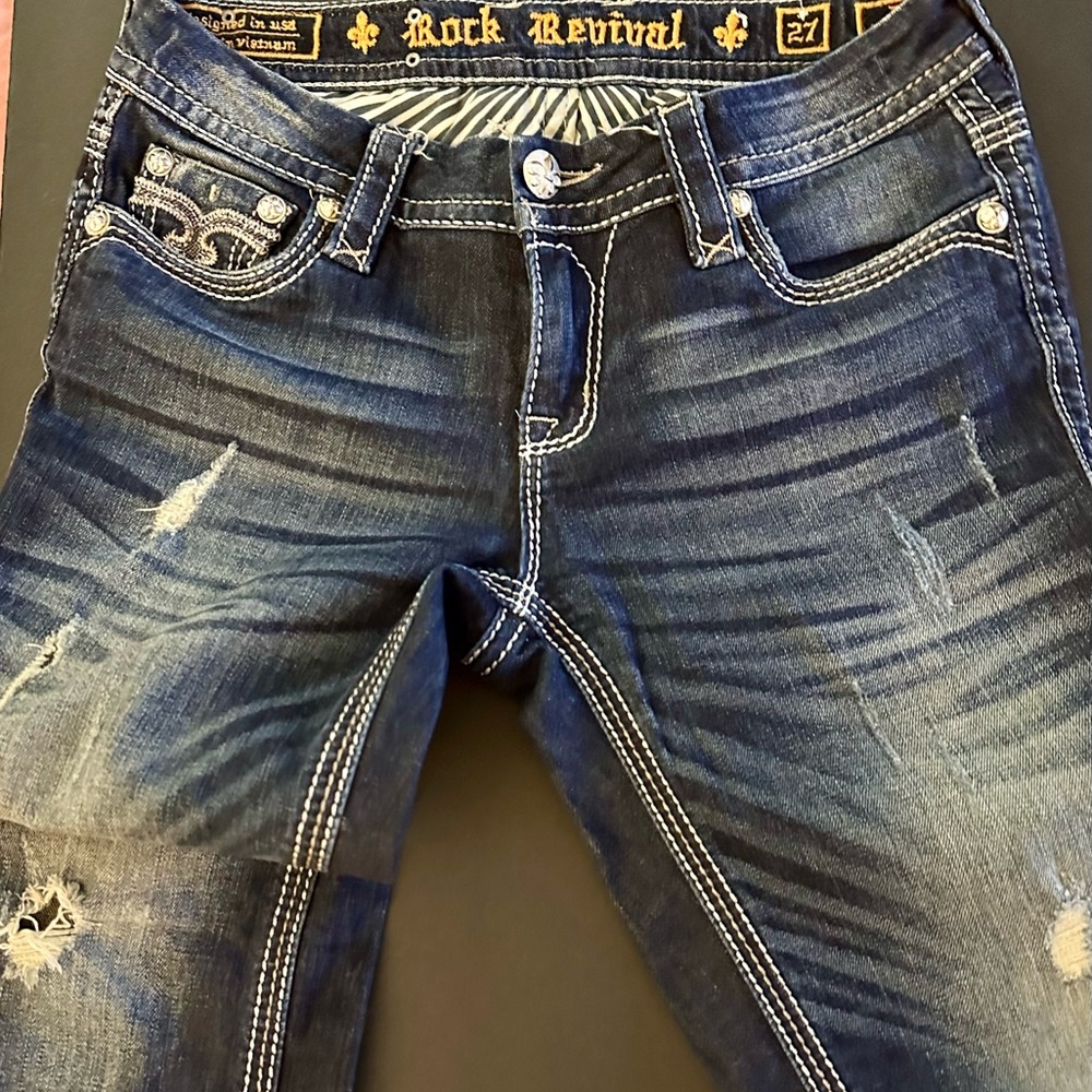 Rock Revival Blue Boot Cut Jeans